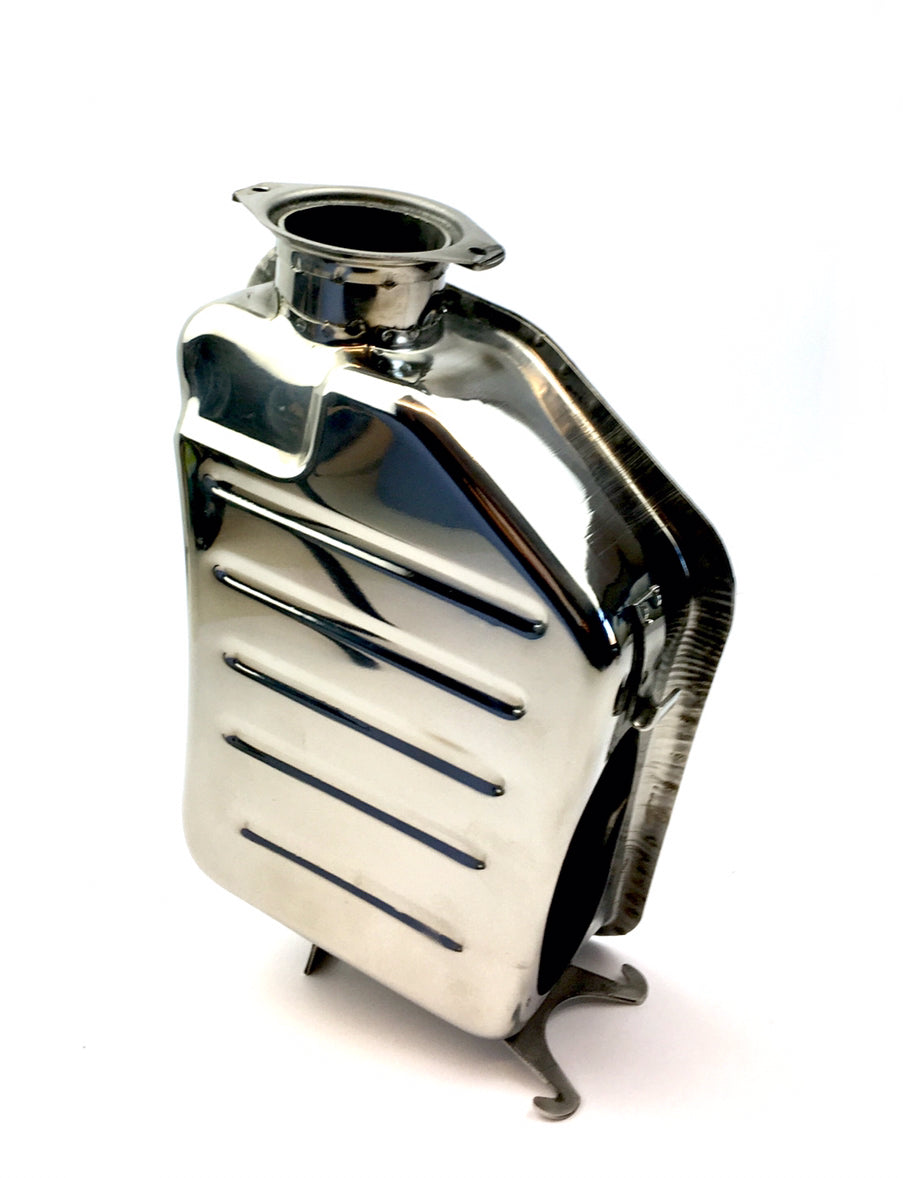 Lambretta Series 1 2 3 Li GP SX TV Air Filter Box - Polished Stainless Steel