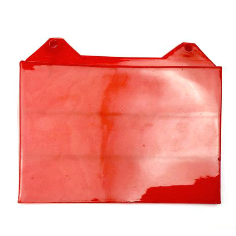 Lambretta S3 Rear Mudflap Red