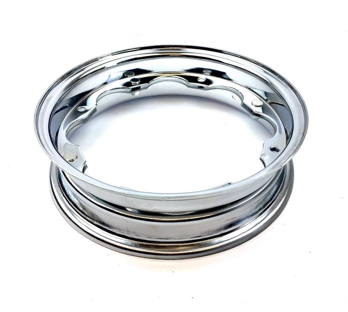 Lambretta Wheel Rim in Show Chrome