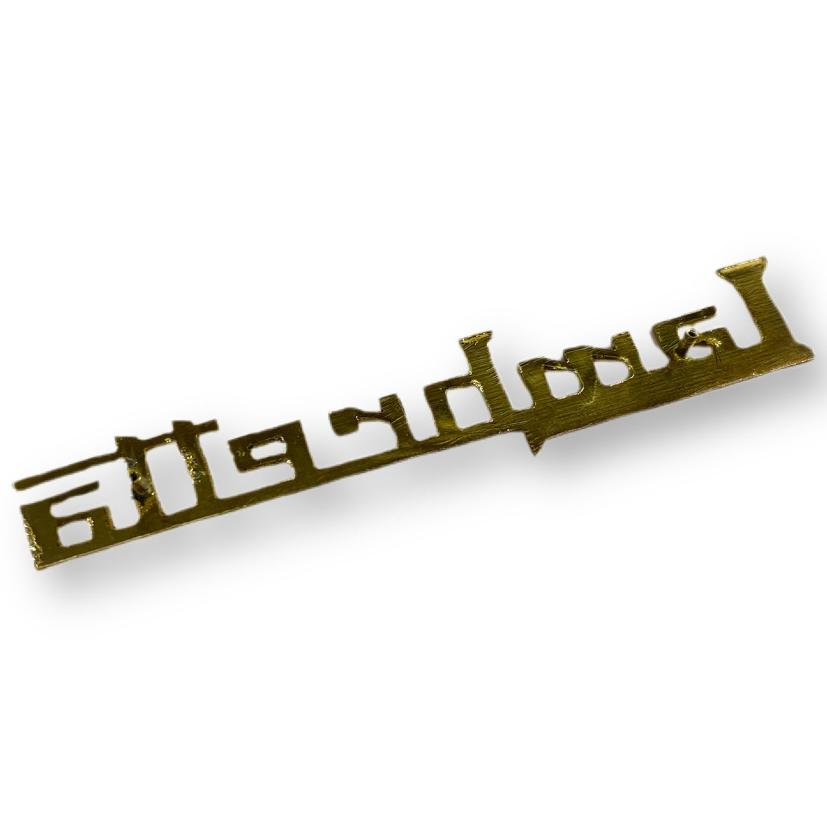 Lambretta GP DL Legshield Badge - Gold Chrome