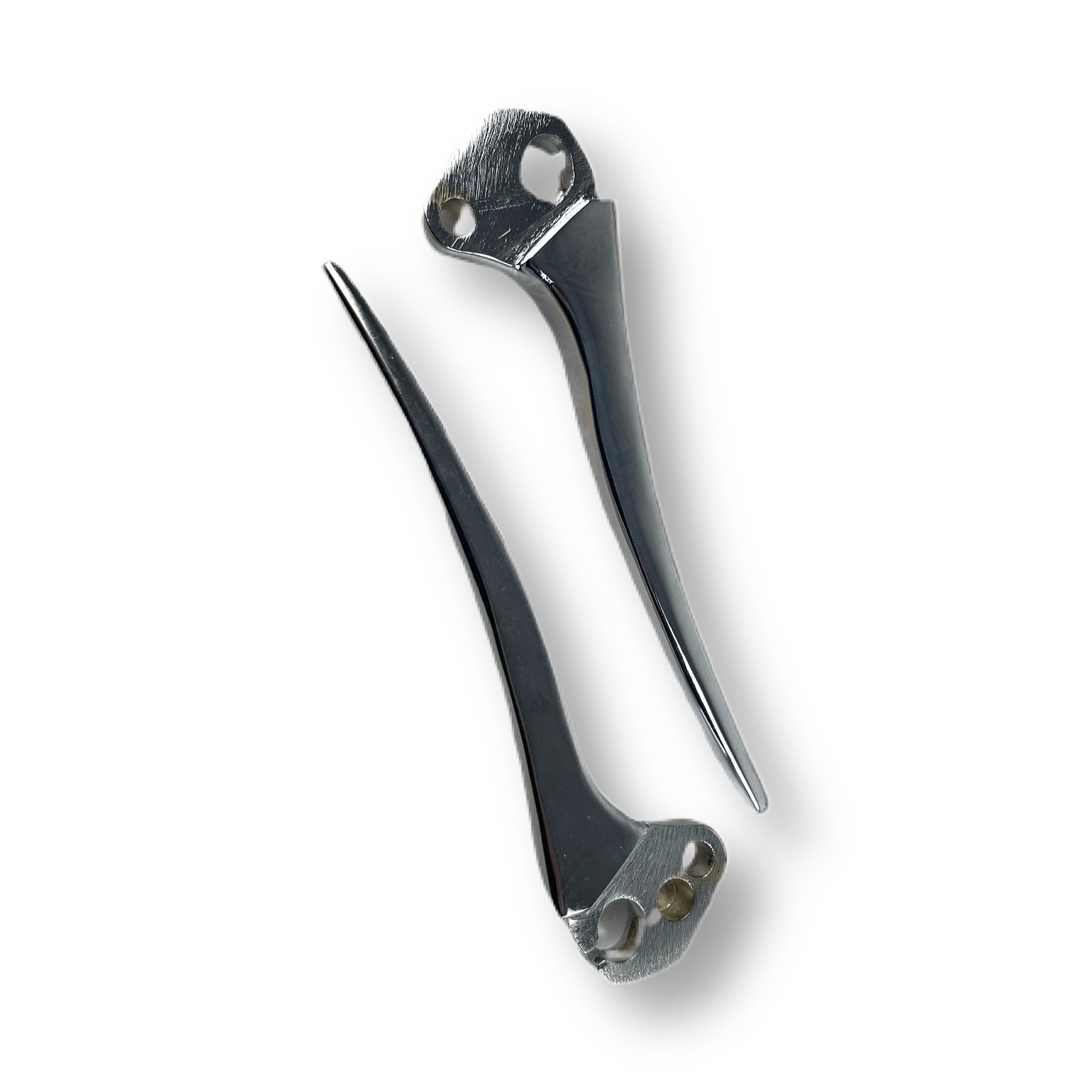 Lambretta Series 3 Li GP SX TV Handlebar Levers - Pointed - Chrome