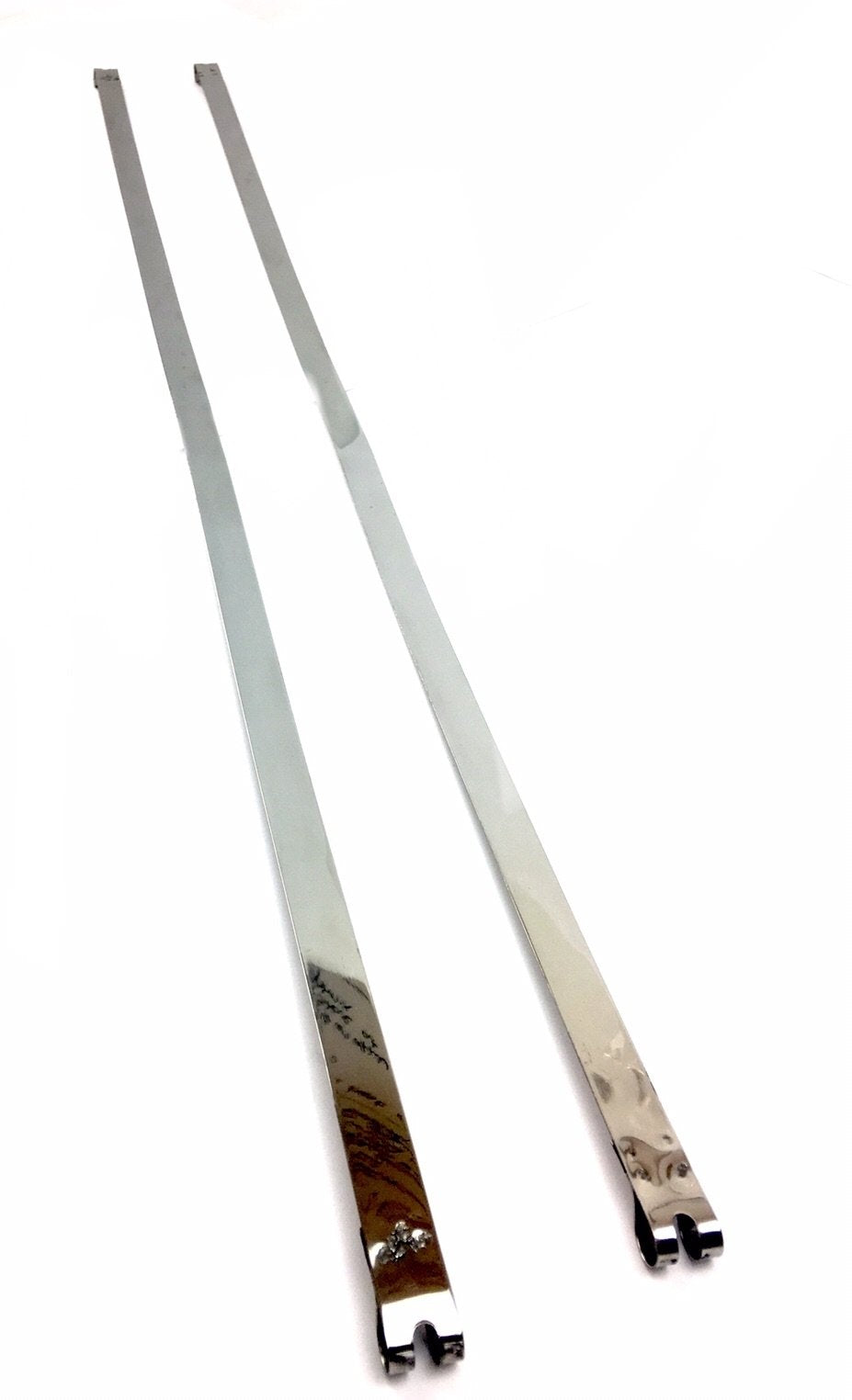 Lambretta Series 1 2 3 Li GP SX TV Petrol Tank Straps - Stainless Steel - 785mm (For 11 Litre Tanks)