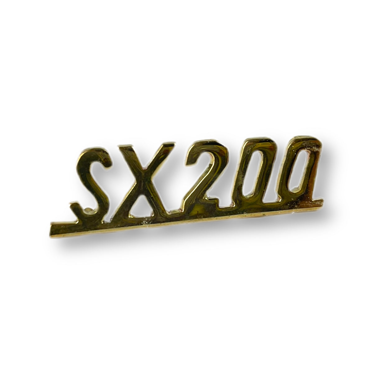 Lambretta SX200 Legshield Badge - Gold Chrome