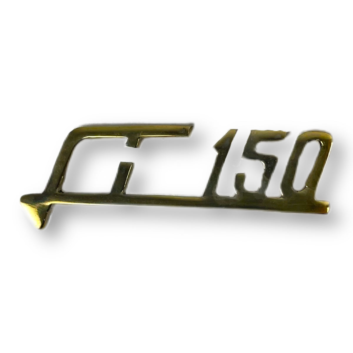 Lambretta Li 150 Legshield Badge - Gold Chrome