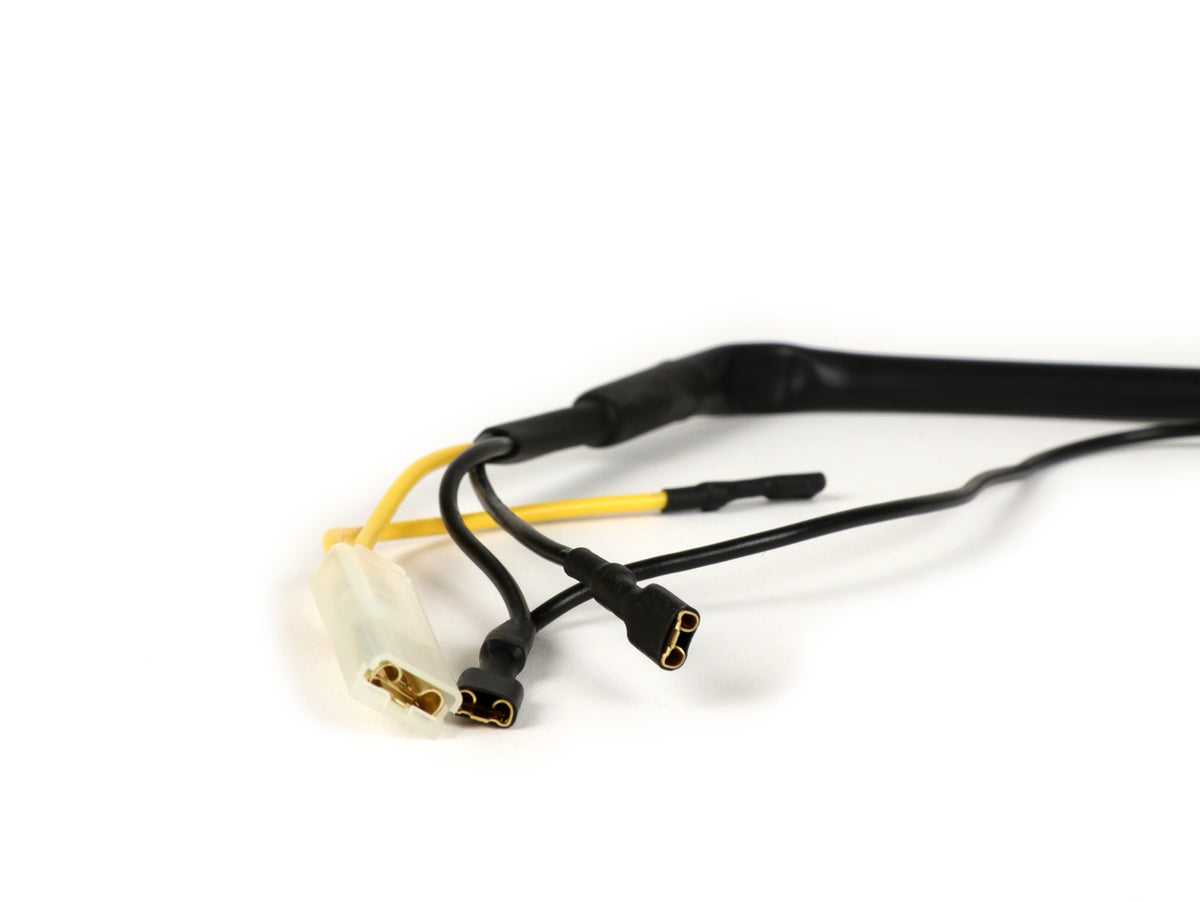 Vespa PX (-1984,AC,Italian Models) Handlebar Wiring without battery, white ignition switch body with 4 Plugs