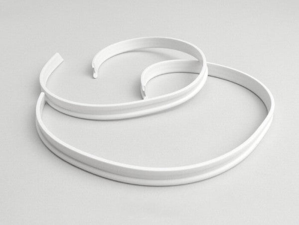 Lambretta LD LC 125 (Series 1-2 1951-53) Horncast/Legshield Rubbers - White - Casa Lambretta