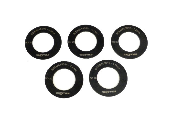 Lambretta Series 2 3 Li GP SX TV BGM Original Clutch Shim Kit (0.8-1.0-1.2-1.4-1.6mm)