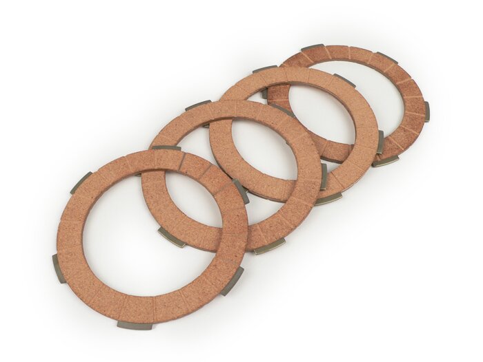 Lambretta Series 2 3 Li GP SX TV BGM Original Clutch Friction Plate Set (4 Plates)