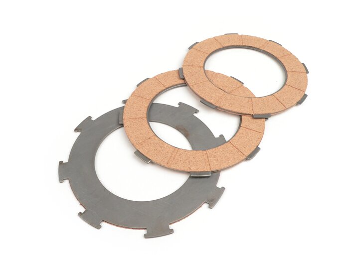 Vespa PX200 Rally200 T5 BGM Original Clutch Friction Plate Set 7 Spring Type 3 Plates