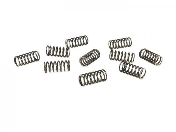 Lambretta S2-3 Li LiS GP DL SX TV BGM PRO Clutch Spring Set - Medium - 8 Spring Coils, Elastic Constant=6.8 Yellow - 10 pcs