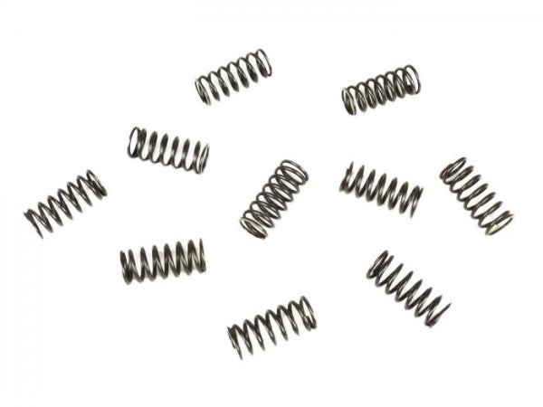 Lambretta S2-3 Li LiS GP DL SX TV BGM PRO Clutch Spring Set - Medium - 8 Spring Coils, Elastic Constant=6.8 Yellow - 10 pcs