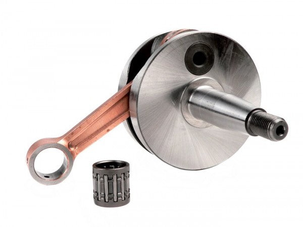 Vespa PK 50 XL to 125cc BGM PRO Racing Crankshaft (for Reed Valve) Full Circle Web - 54mm Stroke 105mm Conrod Ø=20mm cone