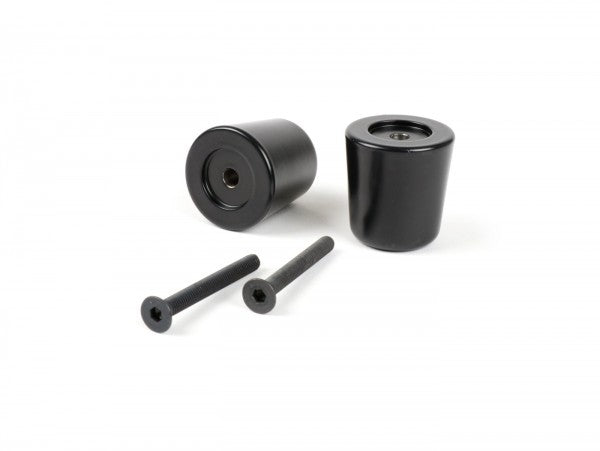 Vespa GTS GTV GT/GTL 125-300 Aprilia Scarabeo 400/500 Nexus Beverly 125-500 Piaggio X10 125 X8 400 Moto Nostra Handlebar End Weights 282g - Matt Black