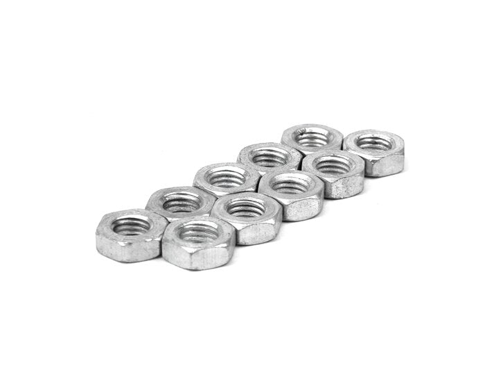 Lambretta Series 2 3 Li LiS GP DL SX TV Gear Box Cover Nut Flat Type M7 3.5mm - 10 Pieces