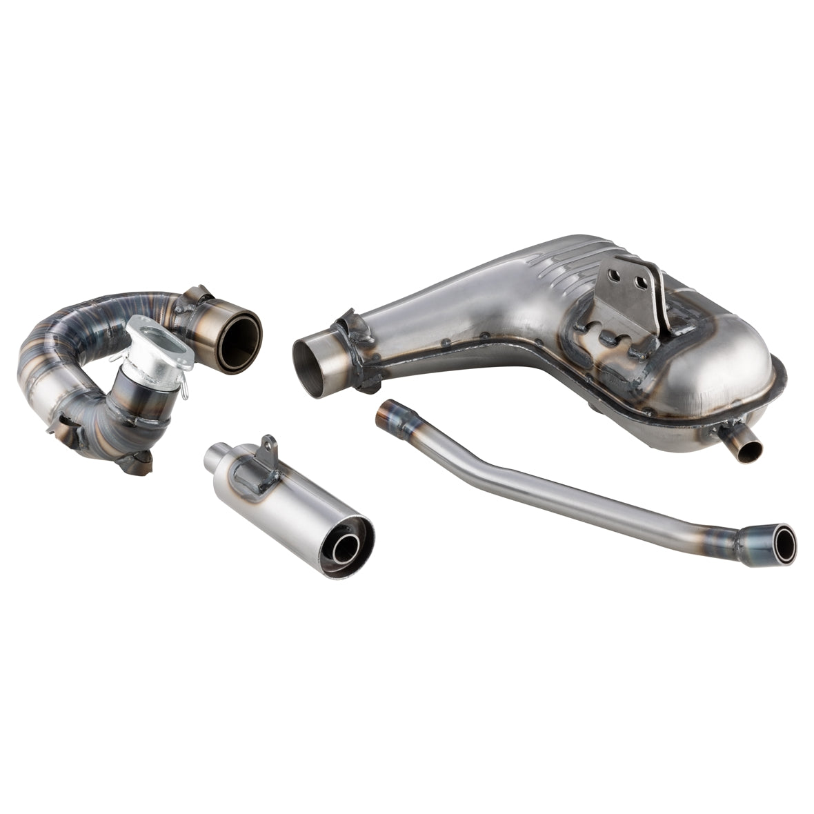 Lambretta Series 2 Li TV SIP Clubsport Silent Clubman Racing Exhaust