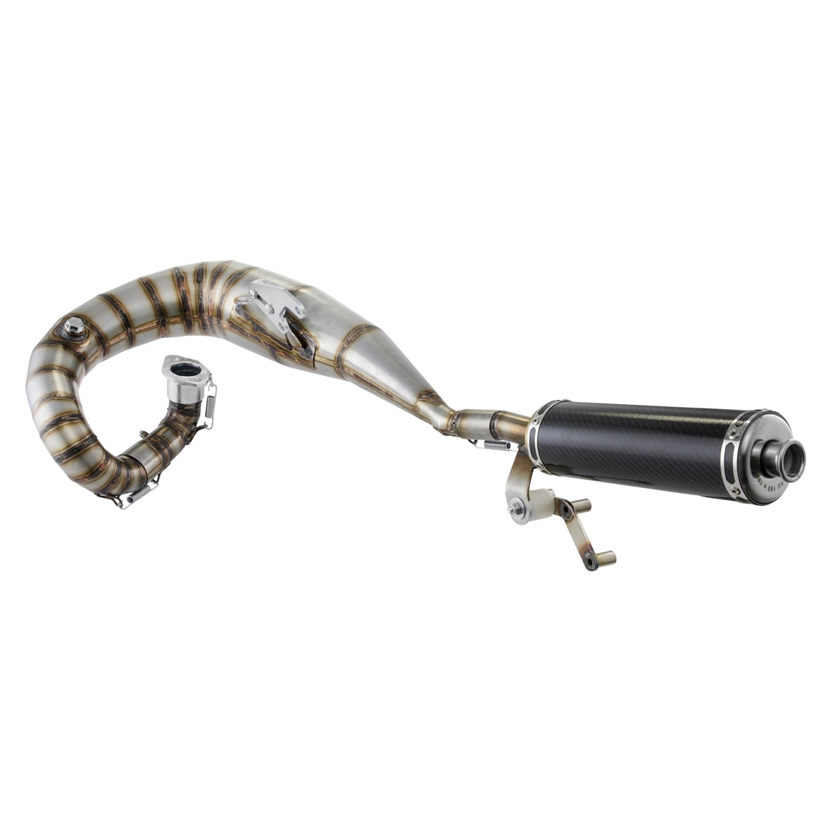 Lambretta Series 2 3 Li GP TV SX SIP Performance NORDSPEED Touring Design Racing Exhaust - Factory Stainless