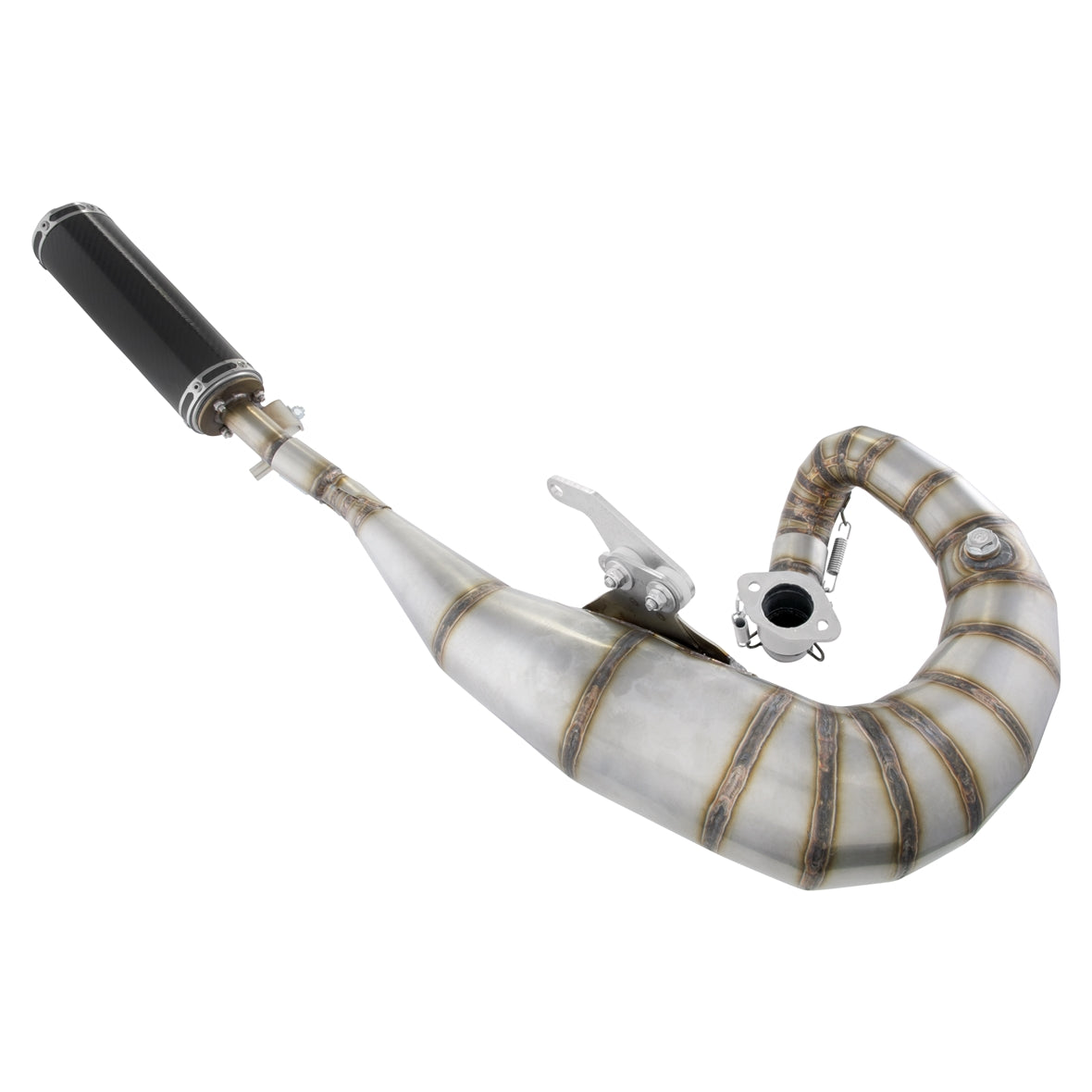 Lambretta Series 2 3 Li GP TV SX SIP Performance NORDSPEED Touring Design Racing Exhaust - Factory Stainless