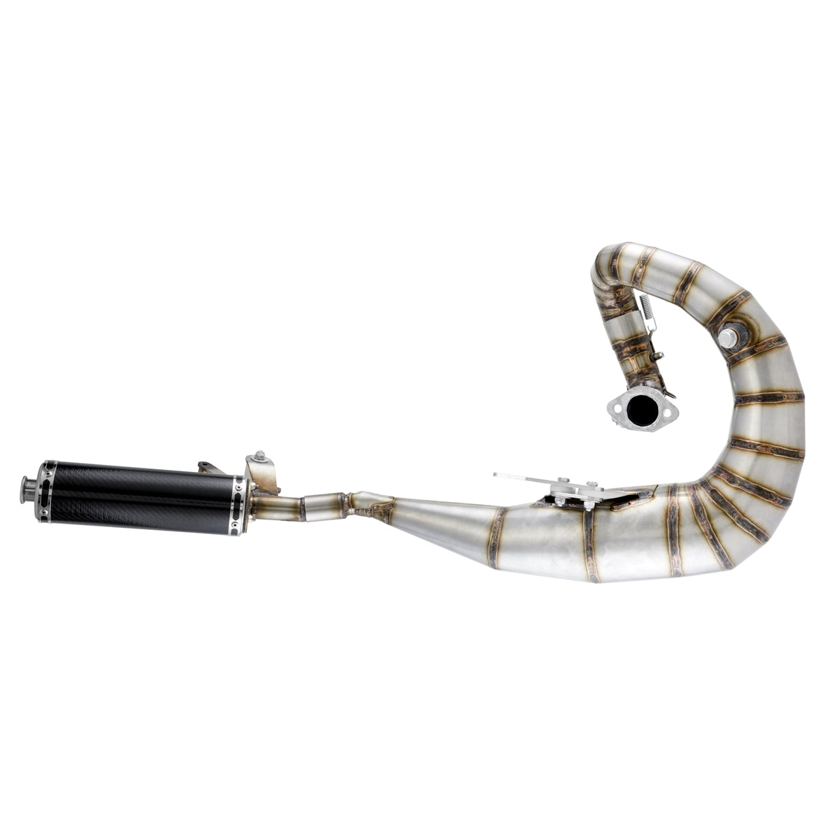 Lambretta Series 2 3 Li GP TV SX SIP Performance NORDSPEED Touring Design Racing Exhaust - Factory Stainless