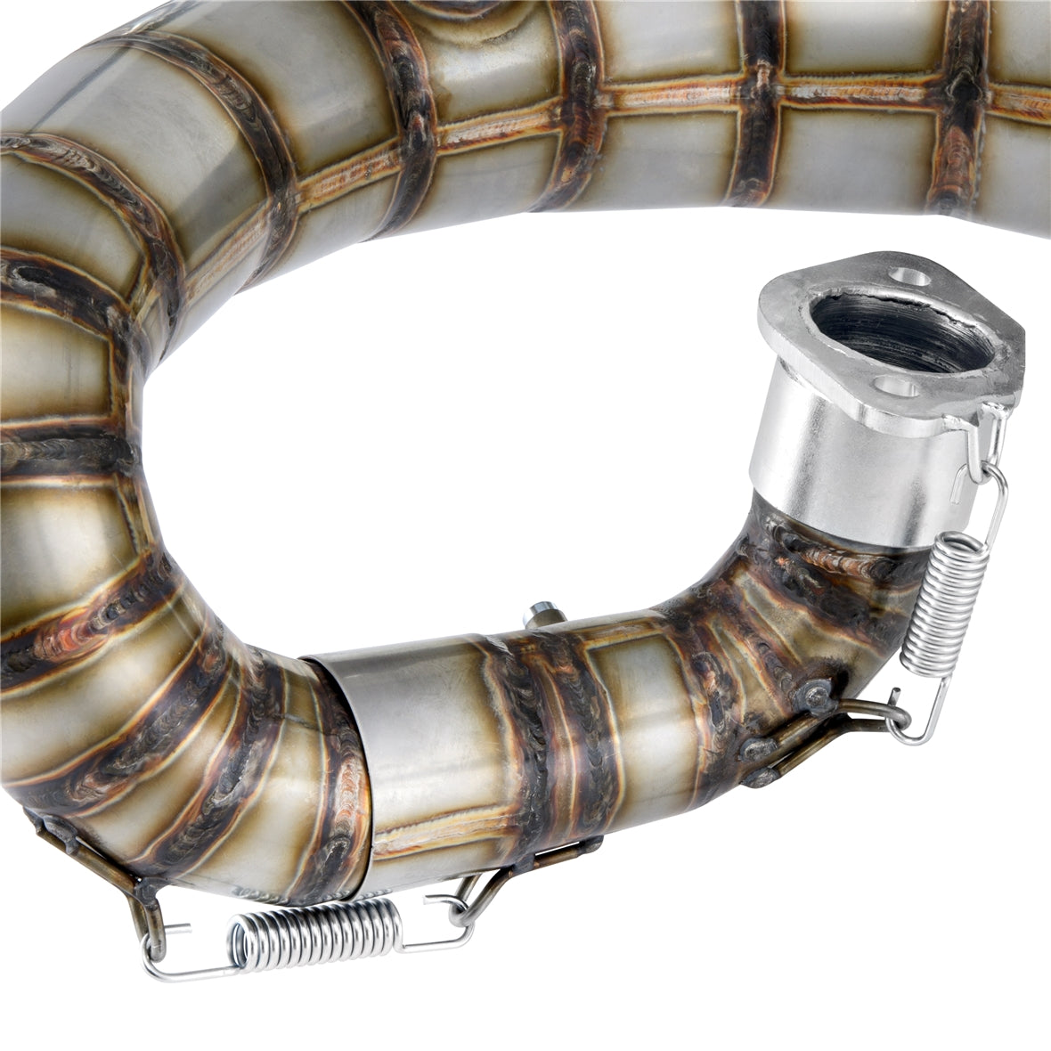 Lambretta Series 2 3 Li GP TV SX SIP Performance NORDSPEED Touring Design Racing Exhaust - Factory Stainless