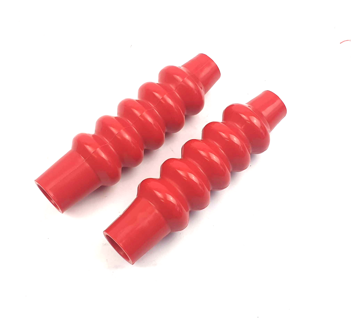 Lambretta Series 1 2 3 Li GP SX TV Front Damper Gaiter Gaitor Covers - Red