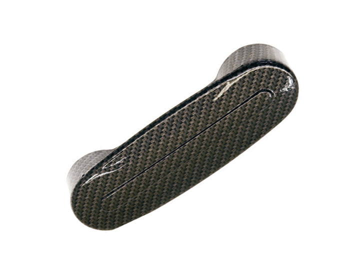 Vespa P125 P150X P200E Fork Link Cover - Carbon Effect