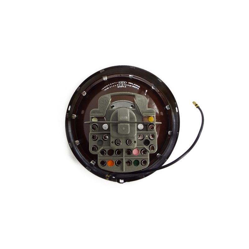 Lambretta Li 3 Italian Headlight Unit With Rim - Beedspeed