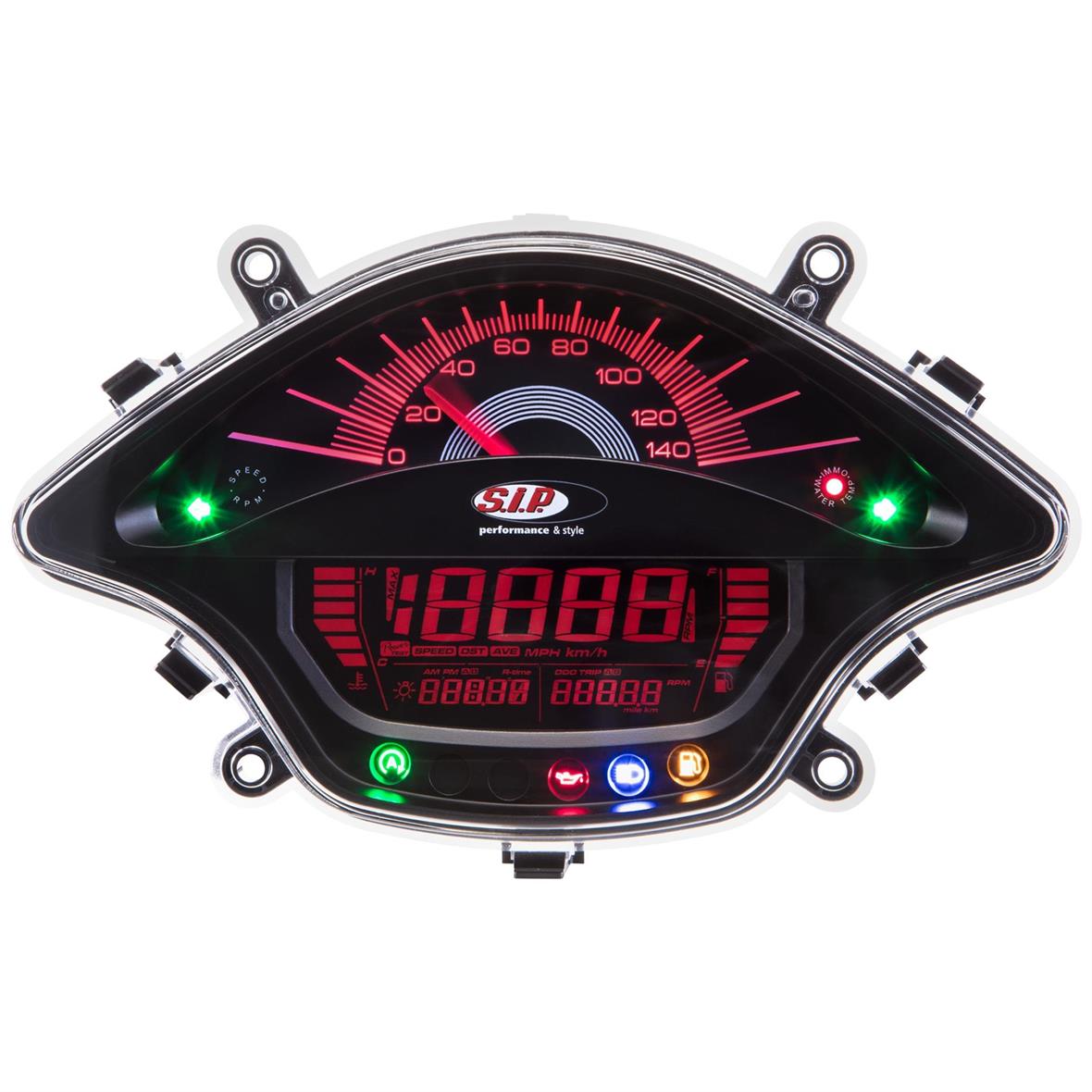 Vespa Primavera Sprint 150-150cc 2T/4T AC SIP Speedometer Rev Counter