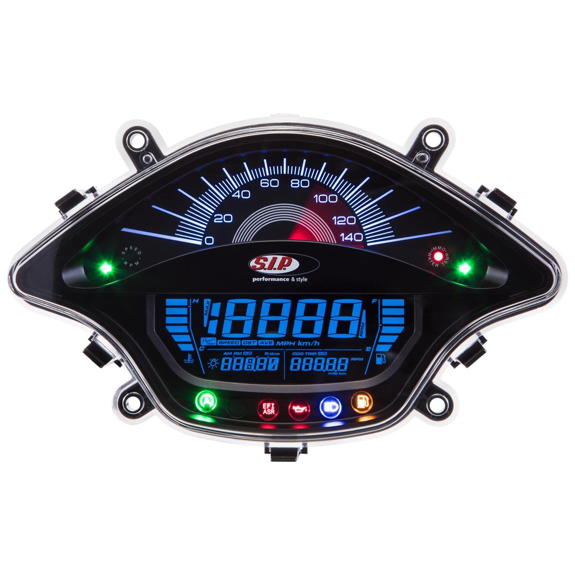 Vespa Primavera Sprint 150-150cc 2T/4T AC SIP Speedometer Rev Counter