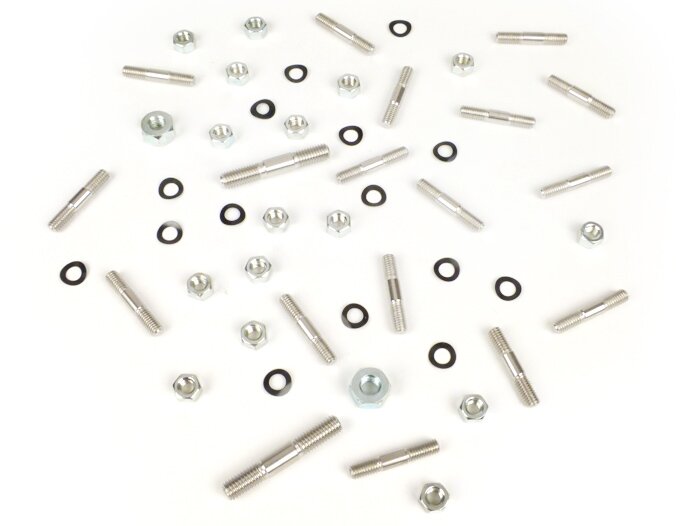 Lambretta Series 2-3 Li GP SX TV BGM Original Engine Casing Cover Stud Set