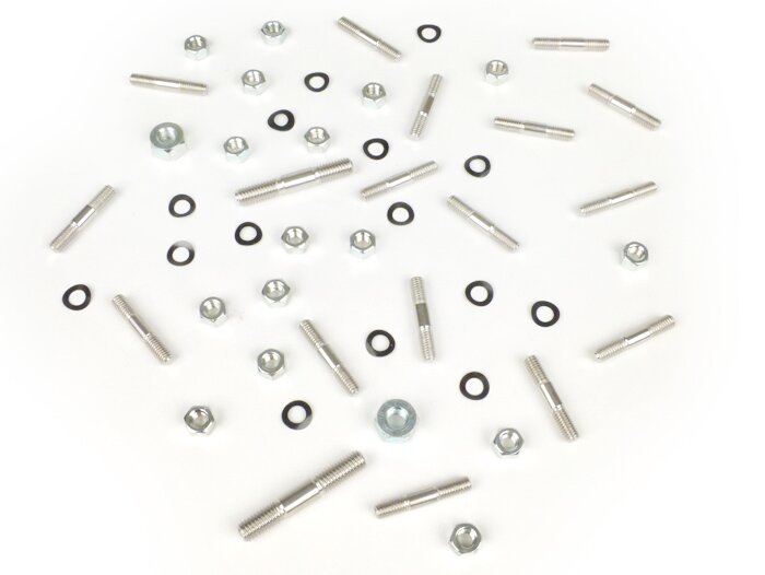 Lambretta Series 2-3 Li GP SX TV BGM Original Engine Casing Cover Stud Set