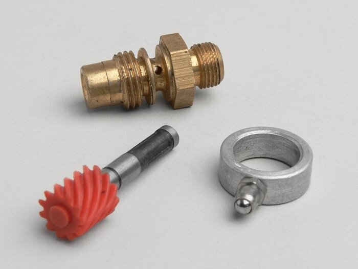 Vespa Wideframe VM VN VB1 VL VNA VNB Super VBA/B Speedo Drive Set 11teeth l=44mm, 2,7mm square