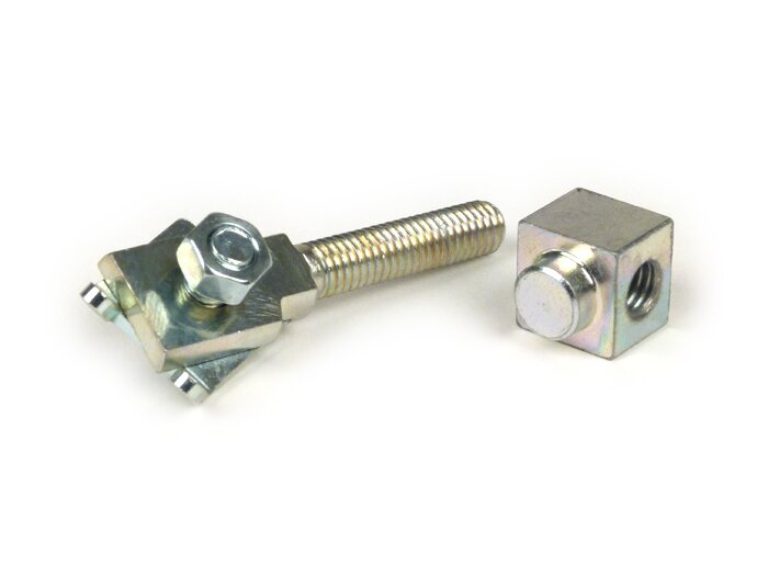 Lambretta LD 125 LD 150 (1957) Barrel Front Brake Cable Adjuster - Casa Lambretta