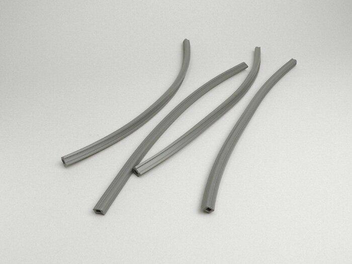 Lambretta Series 3 Li LiS SX TV Floor Board Rubbers - Grey Casa Lambretta