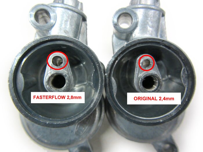 Vespa PX200 SI24/24E Carburettor Dellorto SPACO - BGM PRO Faster Flow - Autolube