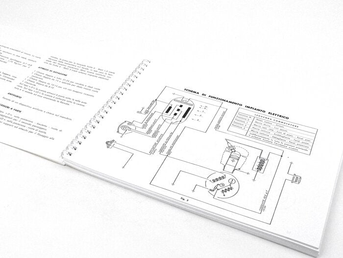 Lambretta D LD 125 150 Workshop Manual - Italian