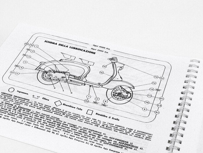 Lambretta Series 1 Li 125 150 Workshop Manual Italian