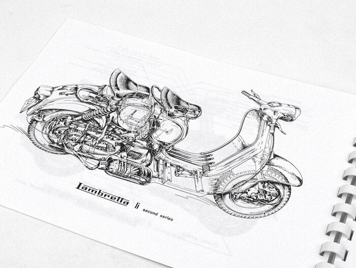 Lambretta Series 2 3 Li LiS GP DL SX TV Workshop Manual - English