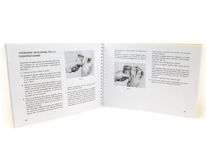 Lambretta Series 2 3 Li GP DL SX TV Workshop Manual Italian