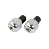 Bike It Chrome 13mm Round Motorcycle Bar End Weights