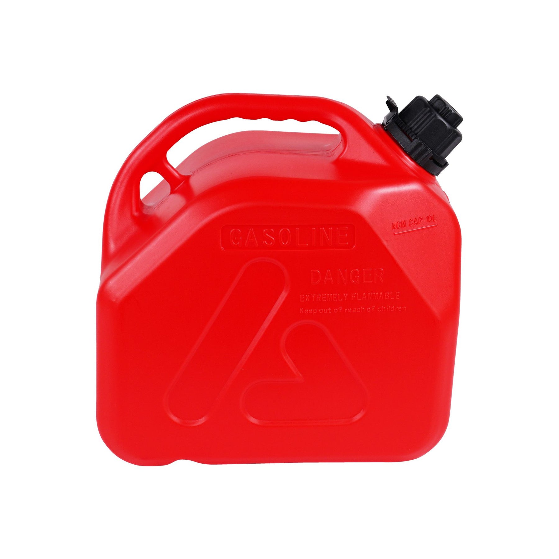 Vespa Lambretta Scooter Fuel Petrol Can with Push To Pour Nozzle – Red 10 Litre