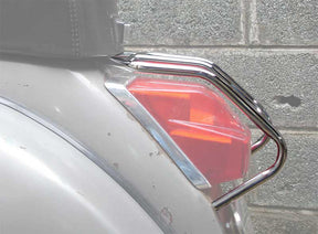 Vespa PX PE T5 Rear Mini Flat Rack/Carrier - Polished Stainless
