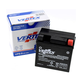 Vertex VP5-3 Heavy Duty Gel 12V 4Ah Battery replaces CT5L-BS, CTX5L-BS, CT6B-3, CTZ-7S