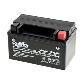 Vertex VP7A-4 Heavy Duty Gel 12V 6Ah Battery replaces YTX7A-BS, CTX7A-BS, LTX7A-BS - Beedspeed