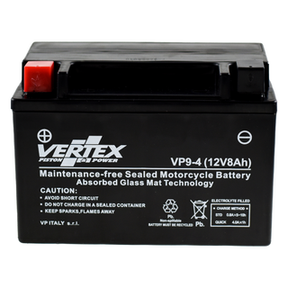 Vertex VP9-4 Heavy Duty Gel 12V 8Ah Battery replaces YTX9-BS, CTX9-BS, LTX9-BS - Beedspeed