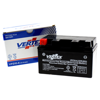 Vertex VPZ10-4 Heavy Duty Gel 12V 8.6Ah Battery replaces YTZ10S, CTZ10-S - Beedspeed