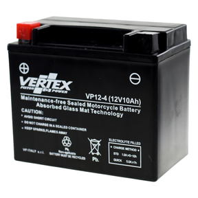 Vertex VP12-4 Heavy Duty Gel 12V 10Ah Battery replaces YTX12-BS, CTX12-BS