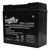 Vertex VP20P-3-1  Heavy Duty Gel 12V 18Ah Battery replaces YTX20L-BS, CTX20L-BS, LTX20L-BS - Beedspeed