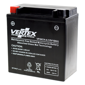 Vertex VP20CH-4 Heavy Duty Gel 12V 18Ah Battery replaces YTX20CH-BS, CTX20CH-BS, LTX20CH-BS - Beedspeed