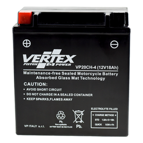 Vertex VP20CH-4 Heavy Duty Gel 12V 18Ah Battery replaces YTX20CH-BS, CTX20CH-BS, LTX20CH-BS - Beedspeed