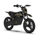 RFN Warrior SX-E500 Kids Electric MX Motocross Bike 14" Wheel - Black/Gold